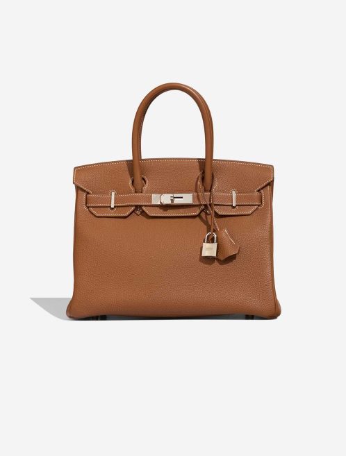 Hermès Birkin 30 Togo Gold Front | Sell your designer bag