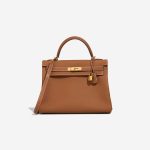 Hermès Kelly 28 Togo Gold Front | Sell your designer bag