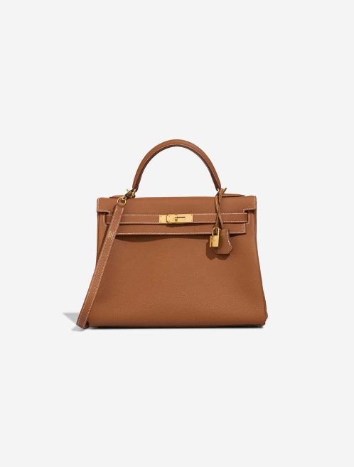 Hermès Kelly 28 Togo Gold Front | Sell your designer bag