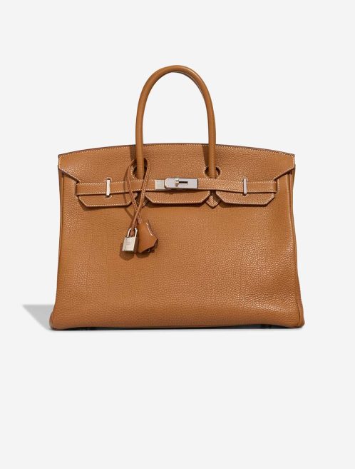 Hermès Birkin 35 Togo Gold Front | Sell your designer bag