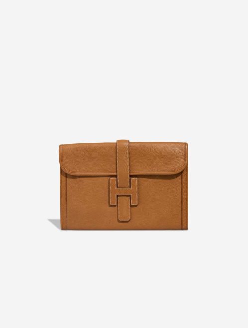 Hermès Jige 29 Courchevel Gold Front | Sell your designer bag