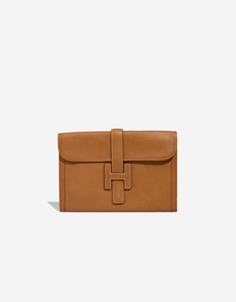Hermès Jige 29 Courchevel Gold Front | Sell your designer bag