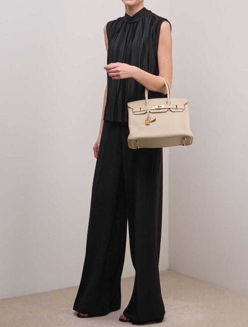Hermès Birkin 30 Clémence Craie on Model | Sell your designer bag