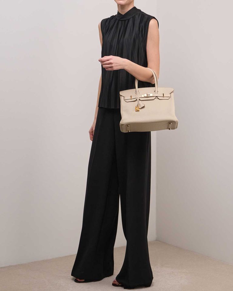 Hermès Birkin 30 Clémence Craie on Model | Sell your designer bag