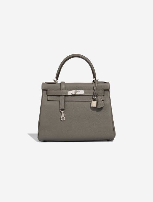 Hermès Kelly 28 Togo Gris Meyer Front | Sell your designer bag