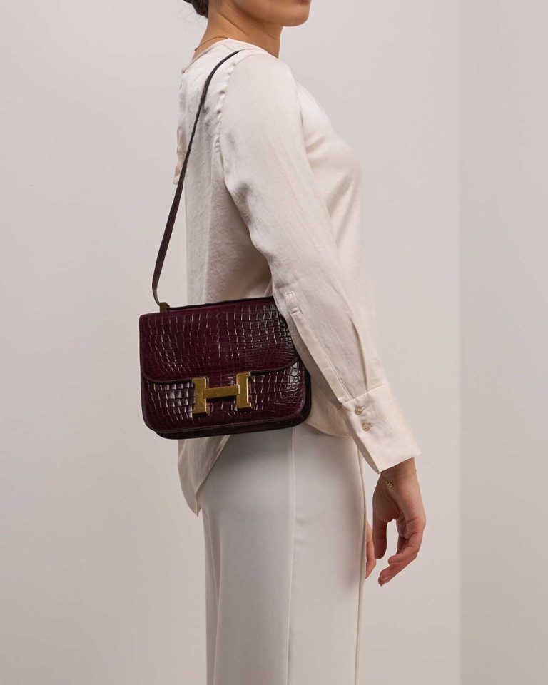 Hermès Constance 24 Crocodile Rouge H Front | Sell your designer bag