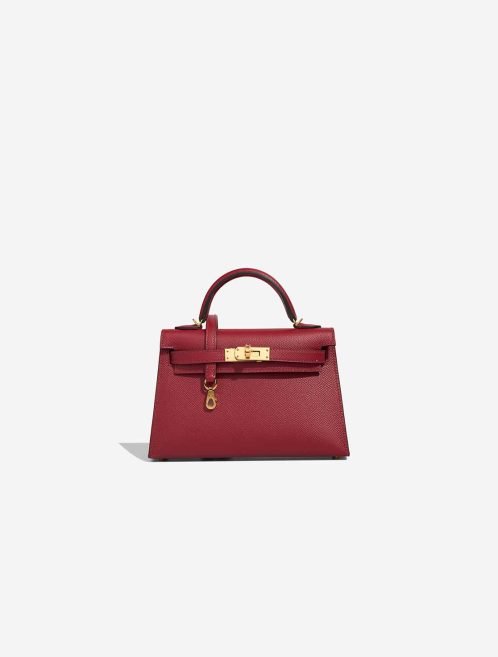 Hermès Kelly Mini Epsom Rouge Grenat Front | Sell your designer bag