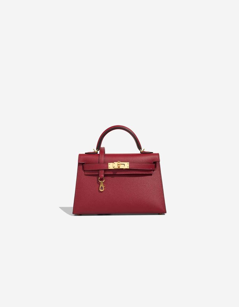 Hermès Kelly Mini Epsom Rouge Grenat Front | Sell your designer bag