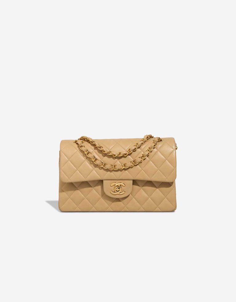 Chanel Timeless Small Lamb Beige Front | Sell your designer bag