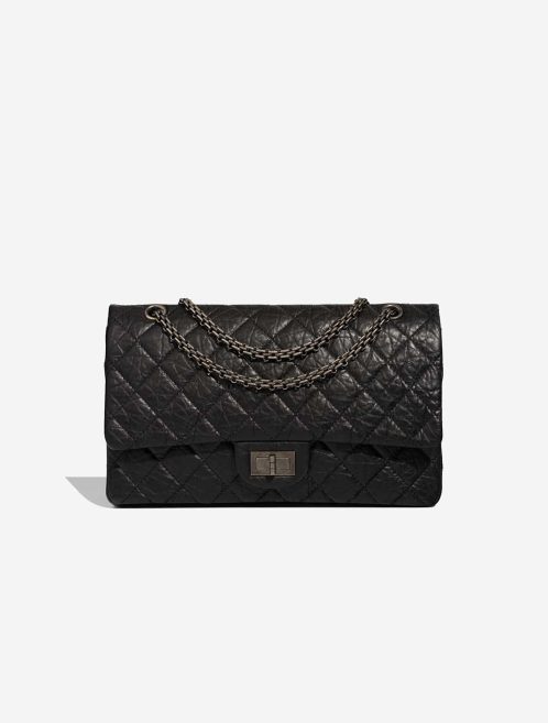 Chanel 2.55 Reissue 227 Crinkled Calf Black Front | Sell your designer bag