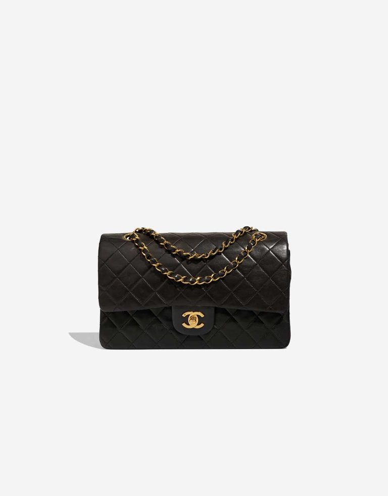 Chanel Timeless Medium Lamb Black Front | Sell your designer bag