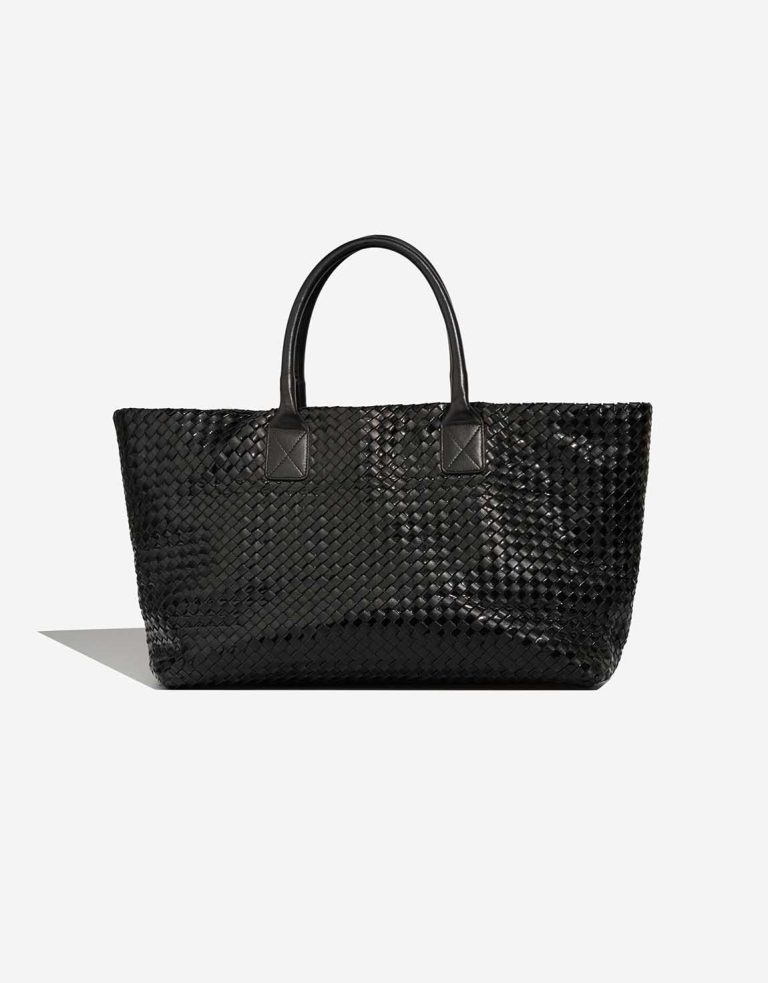 Bottega Veneta Cabat Medium Calf Black Front | Sell your designer bag