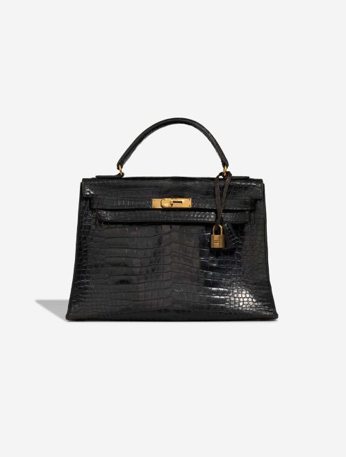 Hermès Kelly 32 Alligator Black Front | Sell your designer bag