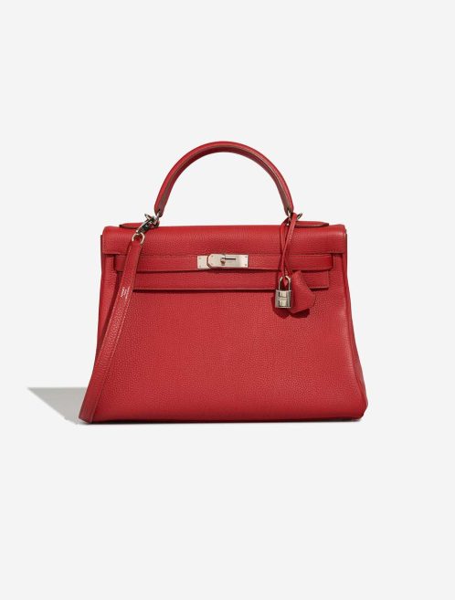 Hermès Kelly 32 Togo Rouge Vermillon Front | Sell your designer bag