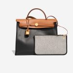Hermès Herbag 31 Vache Hunter / Vache Naturel / Toile Black / Naturel / Multicolor Front | Sell your designer bag