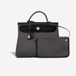 Hermès Herbag 31 Toile / Vache Hunter Black / Ardoise Front | Sell your designer bag
