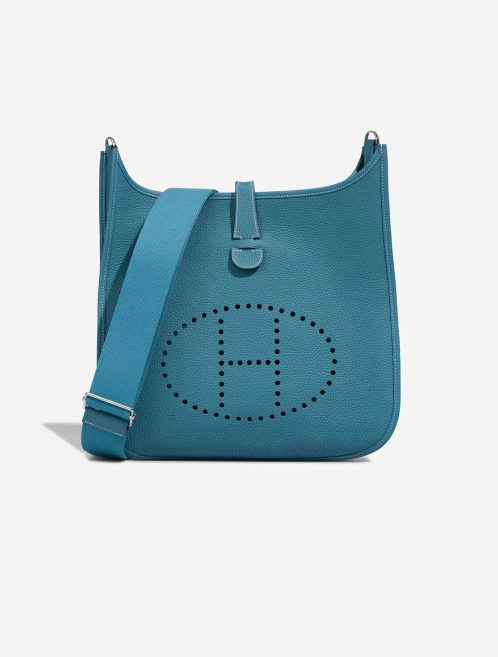 Hermès Evelyne 33 Clémence New Bleu Jean Front | Vendez votre sac de créateur