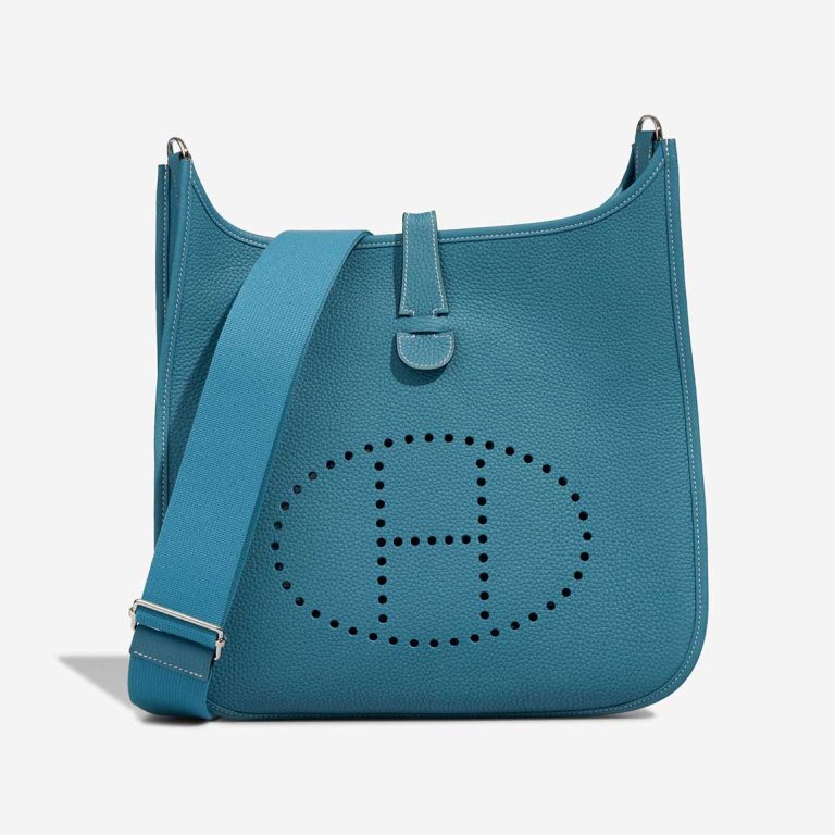 Hermès Evelyne 33 Clémence New Bleu Jean Front | Sell your designer bag