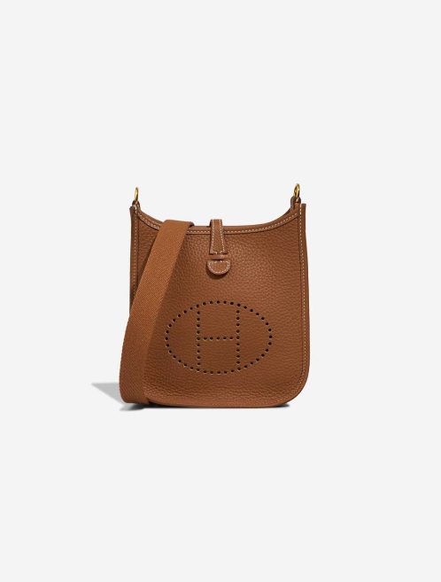 Hermès Evelyne 16 Clémence Gold Front | Sell your designer bag
