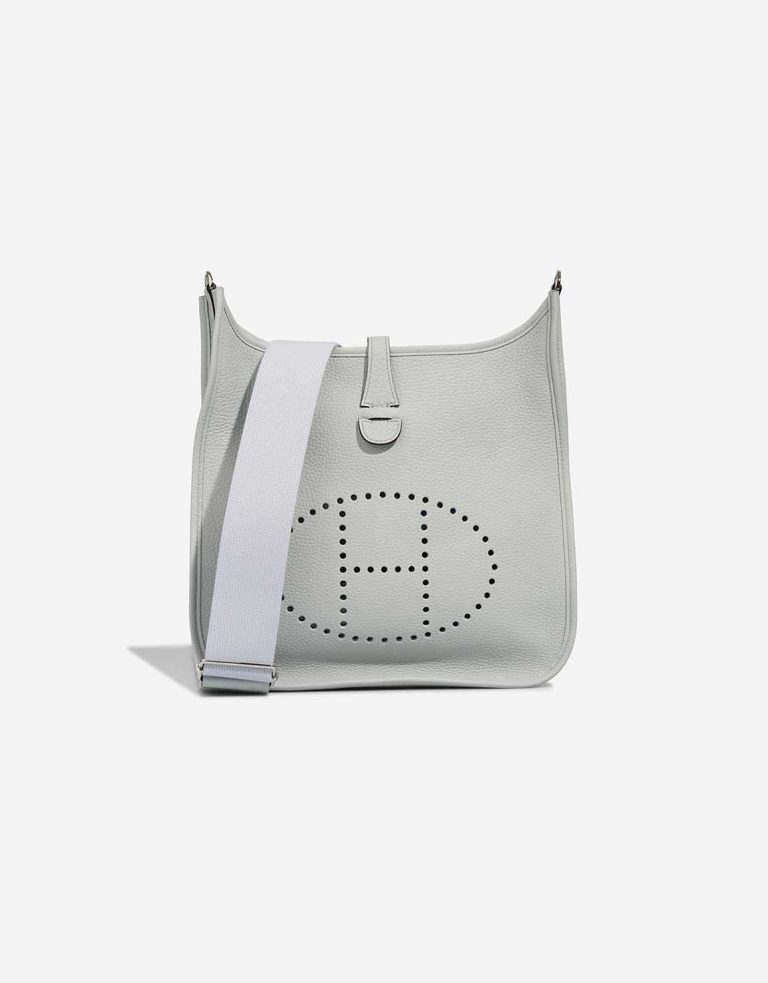 Hermès Evelyne 29 Clémence Bleu Pale Front | Sell your designer bag