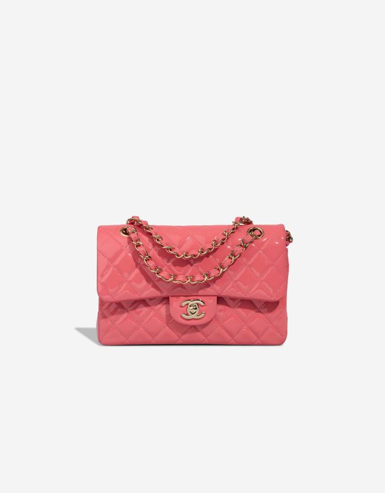 Chanel Timeless Small Patent Rose Front | Sell your designer bag