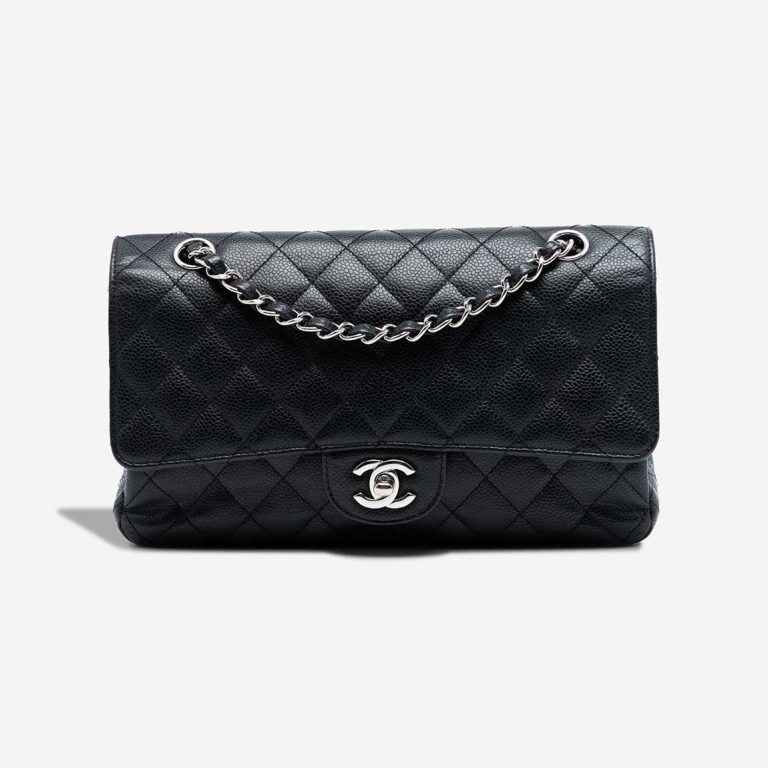 Chanel Timeless Medium Caviar Black Front | Sell your designer bag