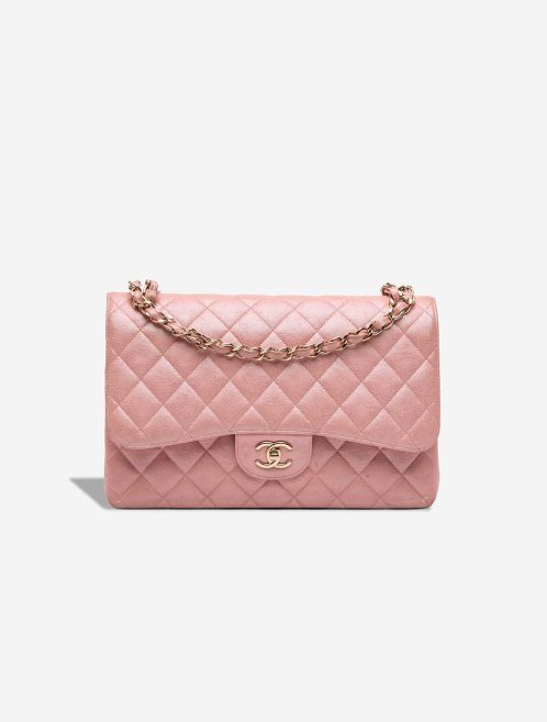 Chanel Timeless Jumbo Caviar Iridescent / Pink Front | Sell your designer bag