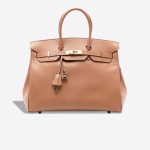 Hermès Birkin 35 Courchevel Gold Front | Sell your designer bag