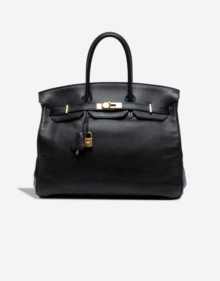 Hermès Birkin 35 Swift Black Front | Sell your designer bag