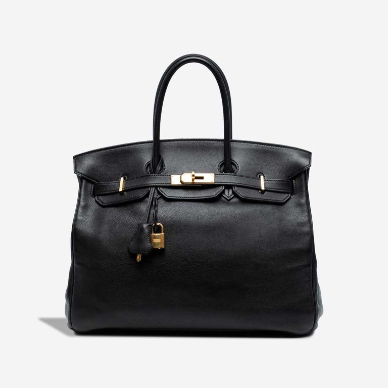 Hermès Birkin 35 Swift Black Front | Sell your designer bag