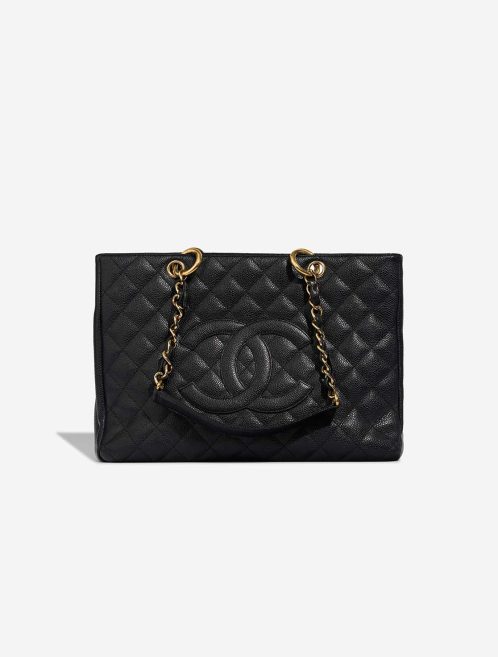 Chanel Shopping Tote GST Caviar Black Front | Sell your designer bag