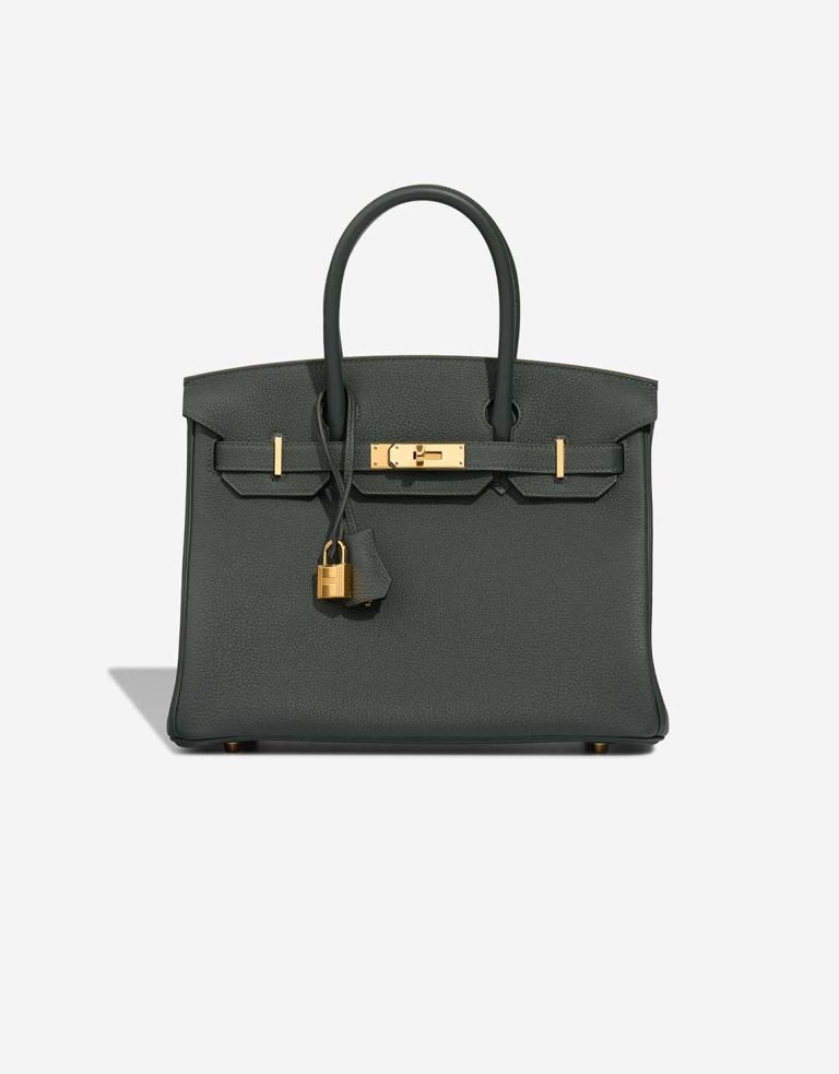 Hermès Birkin 25 Togo Vert Mangrove Front | Sell your designer bag