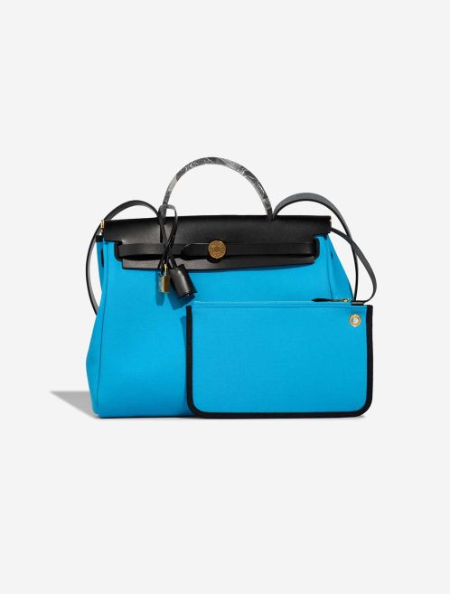 Hermès Herbag 31 Vache Hunter / Toile H Noir Front | Sell your designer bag