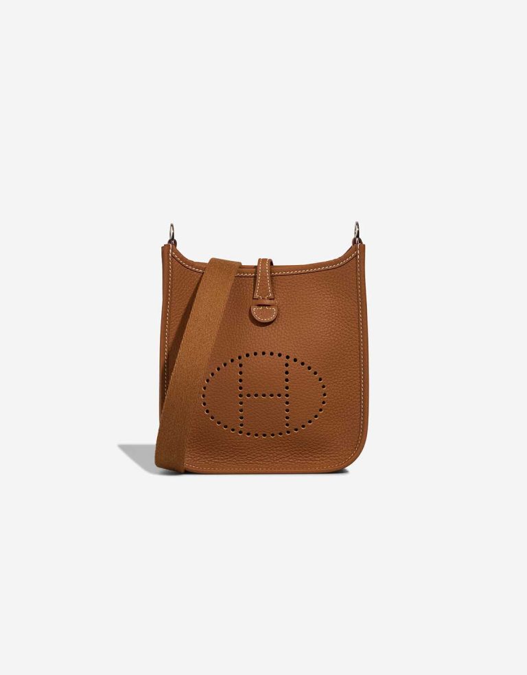 Hermès Evelyne 16 Clémence Gold Front | Sell your designer bag