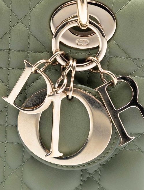 Dior Lady Small Lamb Khaki Closing System | Sell your designer bag
