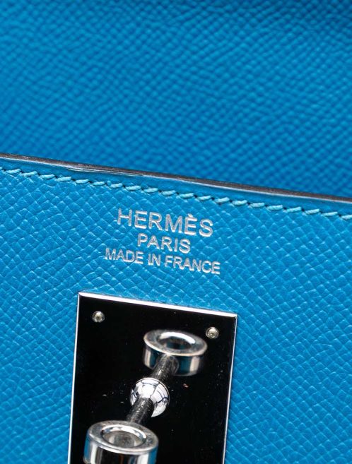 Hermès Kelly 35 Epsom Bleu Frida Logo | Sell your designer bag
