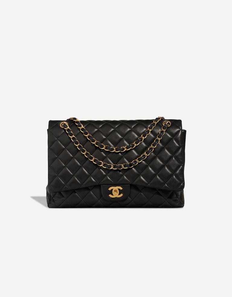 Chanel Timeless Maxi Lamb Black Front | Sell your designer bag