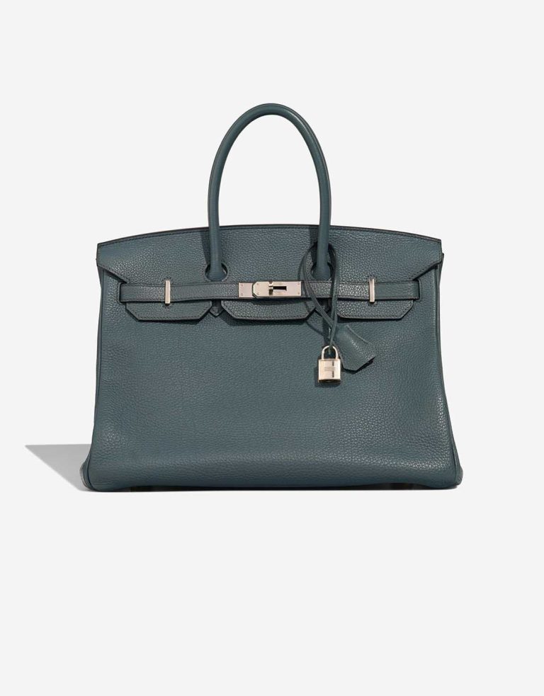 Hermès Birkin 35 Togo Bleu Tempête Front | Sell your designer bag