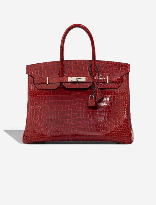 Hermès Birkin 35 Porosus Crocodile Rouge H Front | Sell your designer bag