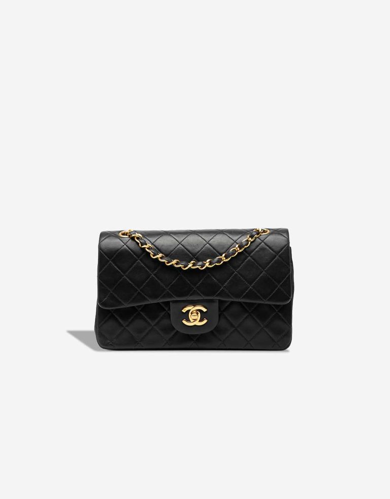 Chanel Timeless Small Lamb Black Front | Sell your designer bag