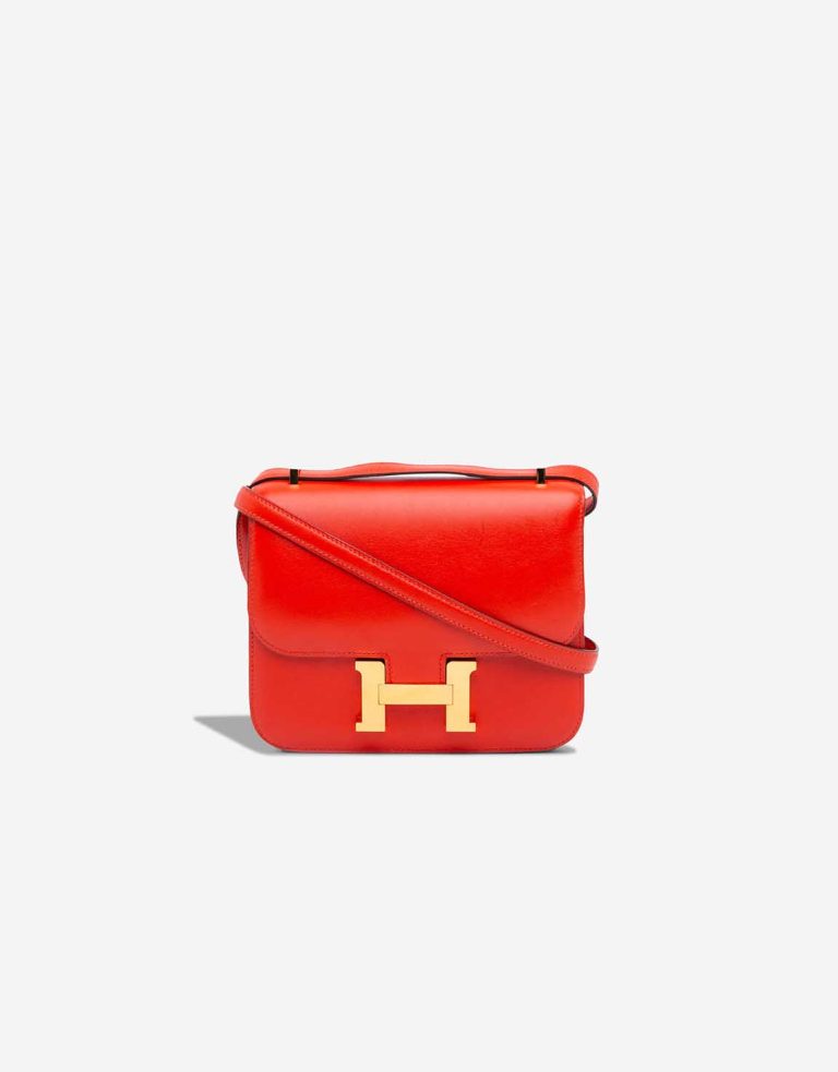 Hermès Constance 18 Tadelakt Rouge Tomate Front | Sell your designer bag