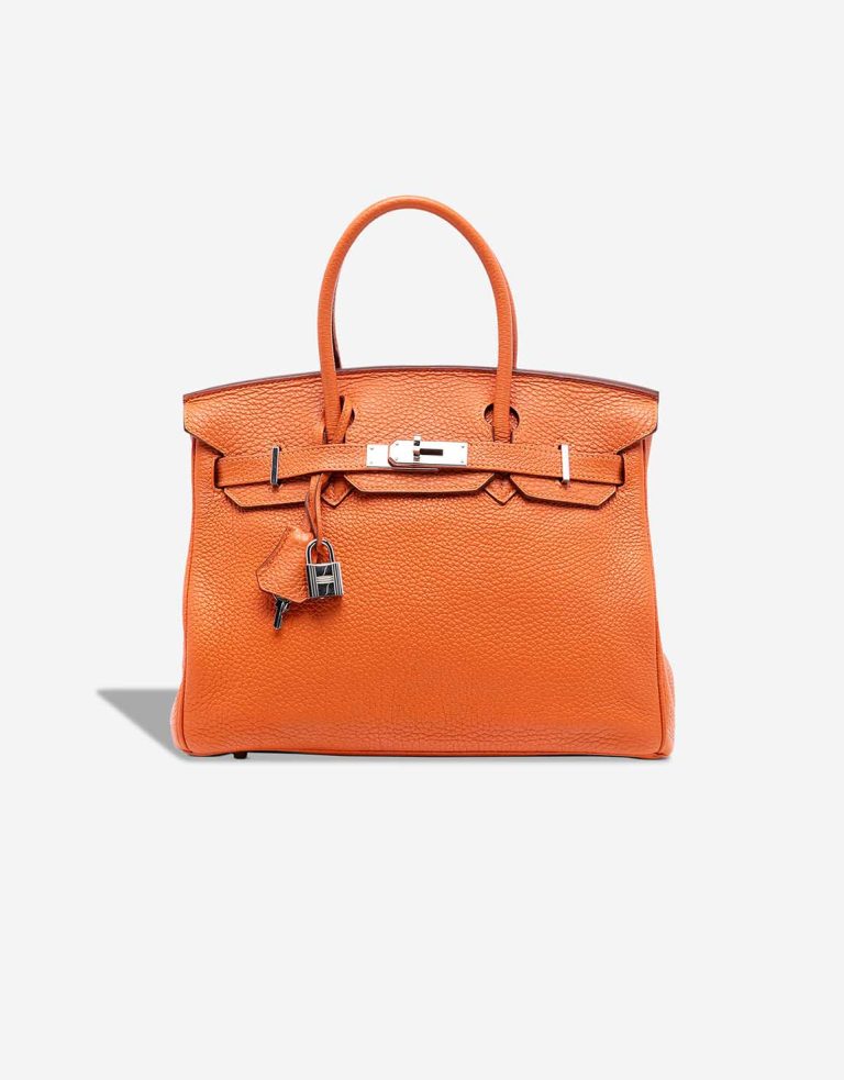Hermès Birkin 30 Togo Orange H Front | Sell your designer bag