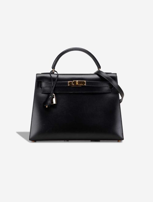 Hermès Kelly 32 Box Black Front | Vendez votre sac de créateur