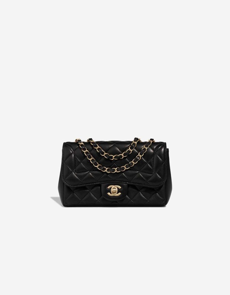Chanel Timeless Small Lamb Black Front | Sell your designer bag