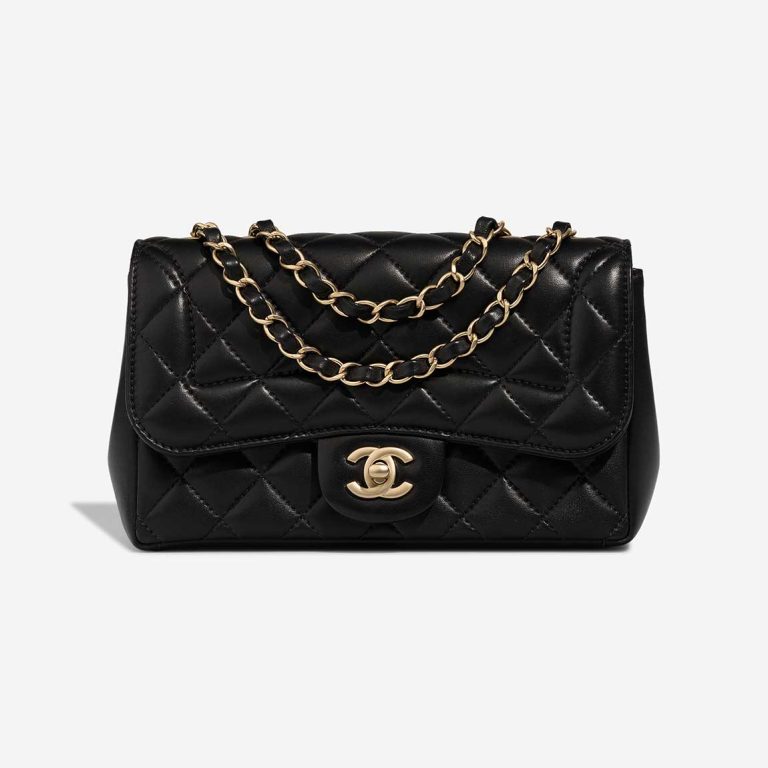 Chanel Timeless Small Lamb Black Front | Sell your designer bag