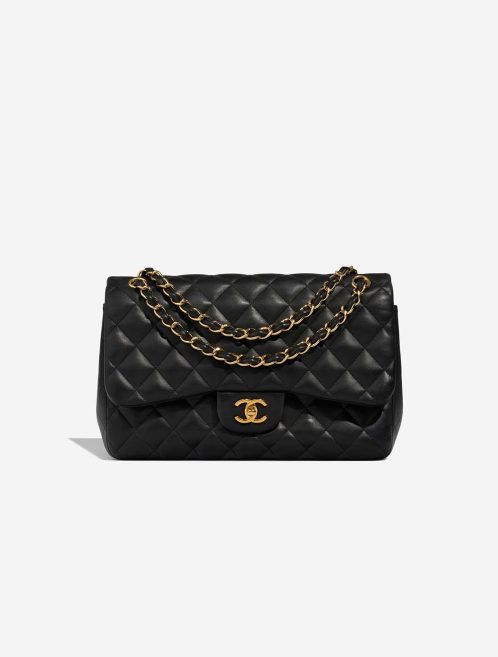 Chanel Timeless Jumbo Lamb Black Front | Sell your designer bag