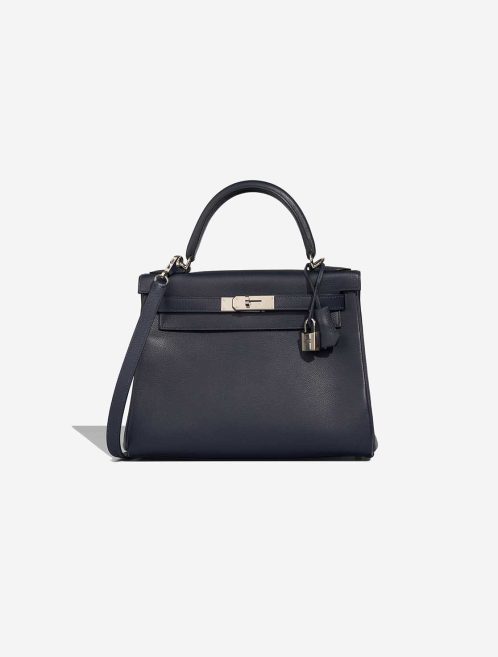 Hermès Kelly 28 Bleu Nuit Front | Sell your designer bag