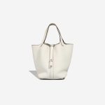 Hermès Picotin 18 Taurillon Clémence New White Front | Sell your designer bag