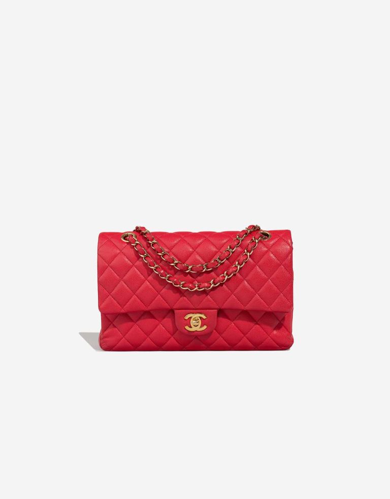 Chanel Timeless Medium Caviar Red Front | Sell your designer bag