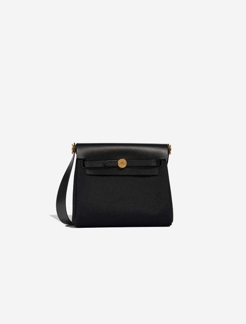 Hermès Herbag Mini Vache Hunter / Toile Black Front | Sell your designer bag